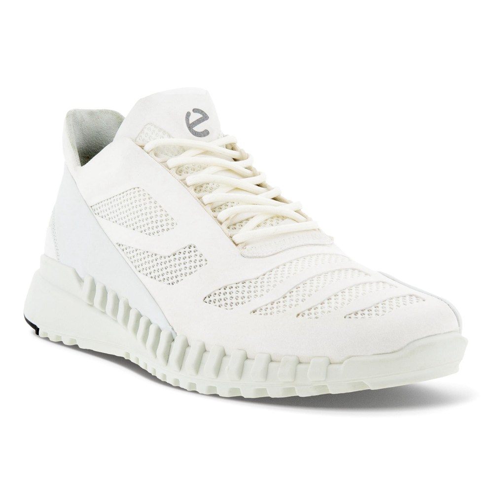 Tenis Hombre - ECCO Zipflex Bajos Tex - Blancos - HWQ294307